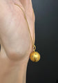 VICTORIAN 18CT GOLD & DIAMOND ORB PENDANT
