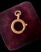 ANTIQUE 18CT GOLD BOLT RING