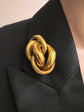 VICTORIAN 15CT GOLD CHUNKY KNOT BROOCH