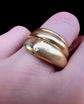VICTORIAN CHUNKY HEAVYWEIGHT 18CT GOLD SNAKE RING