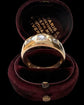 ANTIQUE THREE STONE DIAMOND & 18CT GOLD RING