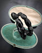VICTORIAN WHITBY JET ACORN BANGLE