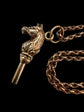 ANTIQUE 15CT GOLD HORSE WATCH KEY