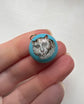 VICTORIAN ENAMEL CAT PENDANT
