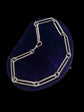 SUPER CHUNKY VICTORIAN SILVER PAPERCLIP CHAIN
