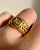 VICTORIAN ‘GOOD LUCK’ HORSESHOE RING