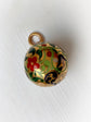 VICTORIAN ENAMELLED 18CT GOLD SPHERE PENDANT