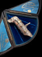 VICTORIAN SILVER & GOLD STAR DOG WHISTLE PENDANT
