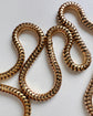 VICTORIAN 15CT GOLD SNAKE / BRAZILIAN LINK CHAIN