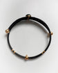 ANTIQUE SCARAB & ELEPHANT HAIR BANGLE