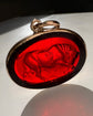 19TH CENTURY GLASS INTAGLIO OF ‘DIONYSIAN BULL’