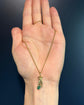 EARLY 19TH CENTURY 15CT GOLD HAND PENDANT