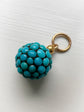 VICTORIAN PAVÉ TURQUOISE SPHERE PENDANT