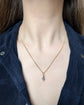 VICTORIAN DIAMOND & PEARL MINI ACORN PENDANT