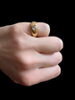 VICTORIAN DIAMOND & 18CT GOLD GYPSY RING