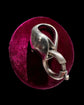 ANTIQUE SILVER SNAKE HEAD BAIL / CHAIN EXTENDER