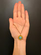 VICTORIAN TURQUOISE & DIAMOND PENDANT