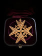EARLY 19TH CENTURY FILIGREE MALTESE CROSS PENDANT