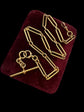 ANTIQUE 18CT GOLD PAPERCLIP ALBERT CHAIN