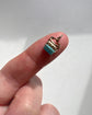 ANTIQUE 9CT GOLD MINI SNAKE FOB PENDANT