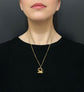 GEORGIAN REGENCY SNAKE FOB PENDANT