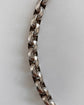 ANTIQUE SILVER FACETED BELCHER ALBERT CHAIN