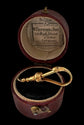 VICTORIAN LARGE 18CT GOLD SNAKE DOG CLIP