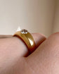 VICTORIAN 18CT GOLD DIAMOND FLUSH SET RING