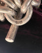 ANTIQUE SILVER PAPERCLIP ALBERT T-BAR CHAIN