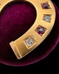 LARGE VICTORIAN RUBY & DIAMOND HORSESHOE PENDANT