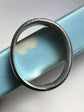 19TH CENTURY SILVER NIELLO CHEQUERBOARD BANGLE