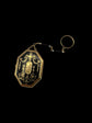 EARLY 19TH CENTURY SWISS ENAMEL COMPACT/MIRROR PENDANT