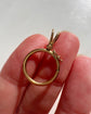 VINTAGE 18CT GOLD HINGED BOLT RING