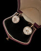 GEORGIAN PASTE SINGLE STONE EARRINGS
