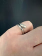 VICTORIAN SILVER SNAKE RING