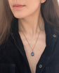 EARLY 20TH CENTURY ENAMEL & DIAMOND EGG PENDANT