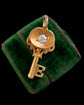 VICTORIAN DIAMOND SET KEY PENDANT