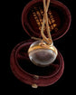 VICTORIAN HIGH CARAT GOLD ROCK CRYSTAL POOL OF LIGHT SPHERE LOCKET