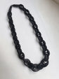 VICTORIAN WHITBY JET MARINER LINK CHAIN
