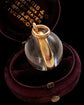 VICTORIAN HIGH CARAT GOLD ROCK CRYSTAL POOL OF LIGHT SPHERE LOCKET
