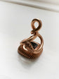 VICTORIAN SNAKE FOB WITH REBUS INTAGLIO