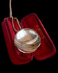 VICTORIAN ROCK CRYSTAL & SILVER POOL OF LIGHT / SPHERE PENDANT