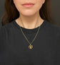 VICTORIAN HIGH CARAT GOLD & HAIR SNAKE PENDANT