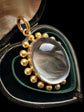 VICTORIAN ROCK CRYSTAL PENDANT WITH BALL FINIAL FRAME