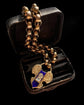 VICTORIAN 18CT GOLD & DIAMOND HEART PADLOCK