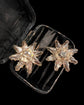 19TH CENTURY FACETED PASTE STAR EARRINGS