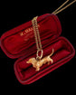 ANTIQUE 9CT GOLD DACHSHUND DOG PENDANT