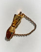 GEORGIAN 18CT GOLD HAND PENDANT / CLASP