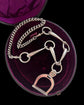 VINTAGE SILVER HORSE BIT & STIRRUP NECKLACE