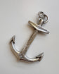 SUPERSIZED VICTORIAN SILVER ANCHOR PENDANT